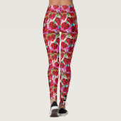 Leggings Coeurs roses (Dos)