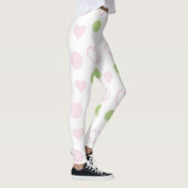 Leggings Coeurs roses Design (Droite)