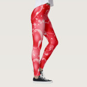 Leggings Cœurs Rouge Bulles Mignon Fille 90's (Droite)