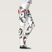 Leggings Coeurs rouges (Droite)