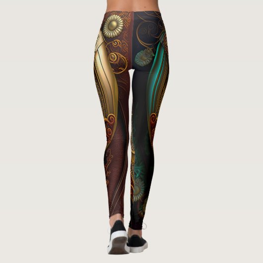 Leggings Coeurs Steampunk (Dos)