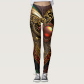 Leggings Coeurs Steampunk (Devant)