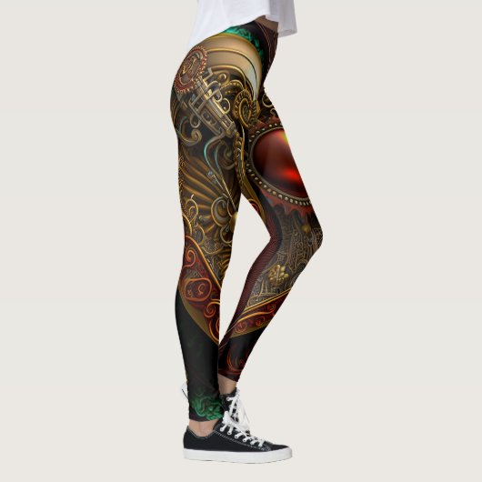 Leggings Coeurs Steampunk (Droite)