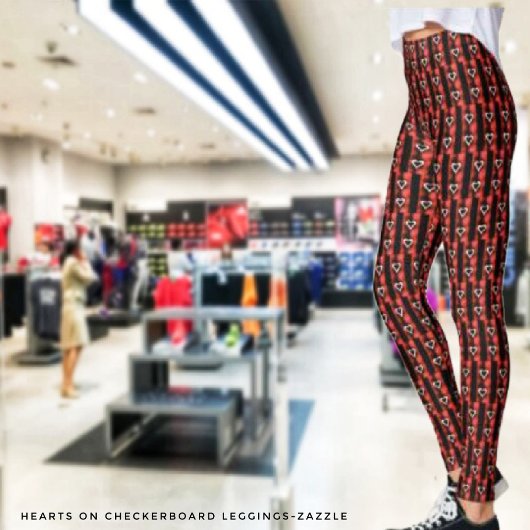 Leggings Coeurs sur le tableau de bord