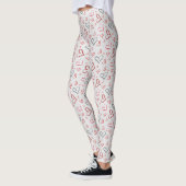 Leggings Coeurs tumultueux (Gauche)