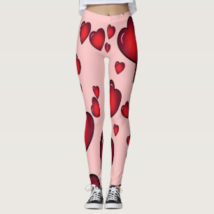 Leggings Coeurs Valentines