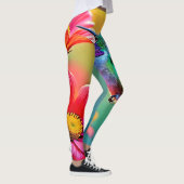 Leggings Colibri vibrant au coucher du soleil (Droite)
