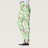 Leggings Colibris et feuilles tropicaux (Gauche)