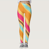 Leggings Collage amusant (Devant)