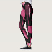Leggings Collage Art : Motif de boisson de fête. (Gauche)