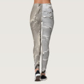 Leggings Collage couleur diamant argenté (Dos)