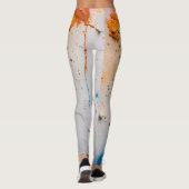 Leggings Collage couleur pleine (Dos)