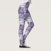 Leggings Collage d'art d'ours polaire d'hiver (Droite)