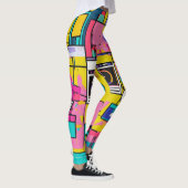 Leggings Collage d'art pop (Droite)