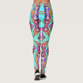 LEGGINGS COLLAGE DE CONCEPTEUR DE CADRES D'IMAGE (Dos)