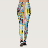 LEGGINGS COLLAGE DE CONCEPTEUR DE PORTRAIT (Dos)