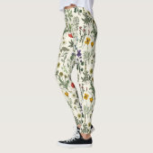 Leggings Collage de fleurs sauvages (Gauche)