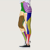 Leggings Collage de forme Bauhaus (Gauche)