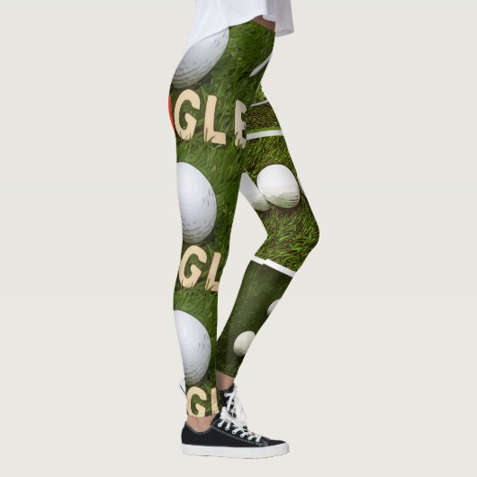 Leggings Collage de golf avec design (Droite)