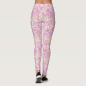 Leggings Collage de plage nautique Hot Pink ID840 (Dos)