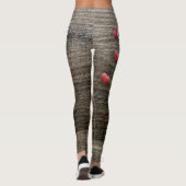 Leggings Collage Famille Photos Souris Ajouter Photos Bois (Dos)