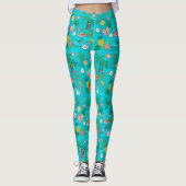 Leggings Collage tropical 🍍 🌴 🦩 (Devant)