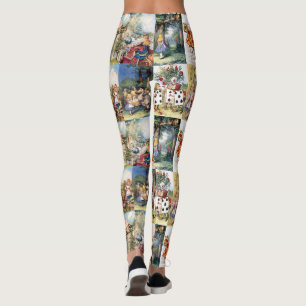 Leggings Collage vintage Wonderland