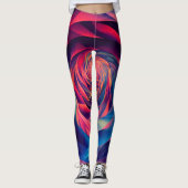 Leggings "Collants fractals prismatiques" (Devant)