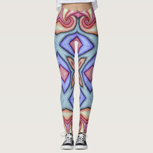 Leggings Collants, kaléidoscope coloré abstrait