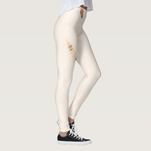 Leggings Collection Boho Populaire Luxe Feathers (Droite)