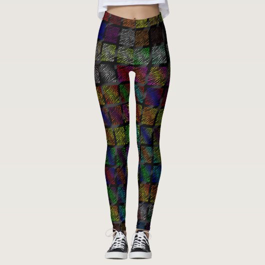 Leggings Collection de bandes SpaceTime arrachées (Devant)