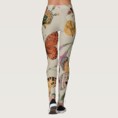 Leggings Collection de la papillon Moth Nature Dessin (Dos)