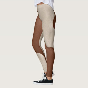 Leggings Collection de luxe élégante en cuir de vache faux