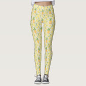 Leggings Collection de Motifs de paniers de fruits - Ananas (Devant)