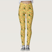Leggings Collection de Motifs de paniers de fruits - Avocad (Devant)
