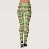 Leggings Collection de Motifs de paniers de fruits - Fraise (Dos)