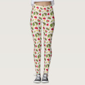 Leggings Collection de Motifs de paniers de fruits - pastèq (Devant)