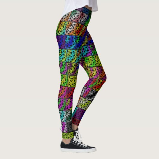Leggings Collection de points de bulles spatiales (Droite)