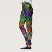 Leggings Collection de points de bulles spatiales (Gauche)