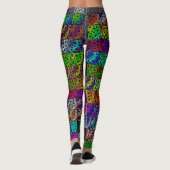 Leggings Collection de points de bulles spatiales (Dos)