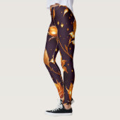 Leggings Collection de Roses de luxe Gold Boho tendance (Gauche)
