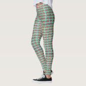 Leggings Collection de timbres de trading rétro (Gauche)
