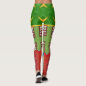 LEGGINGS COLLECTION DESIGNER COLLAGE ÉCLAT DE COULEUR (Dos)