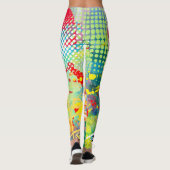 Leggings Collection d'explosions de couleur (Dos)