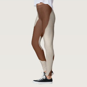 Leggings Collection élégante et luxueuse en cuir de vache s