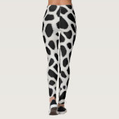 Leggings Collection élégante Leopard blanc tendance de luxe (Dos)