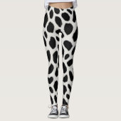 Leggings Collection élégante Leopard blanc tendance de luxe (Devant)