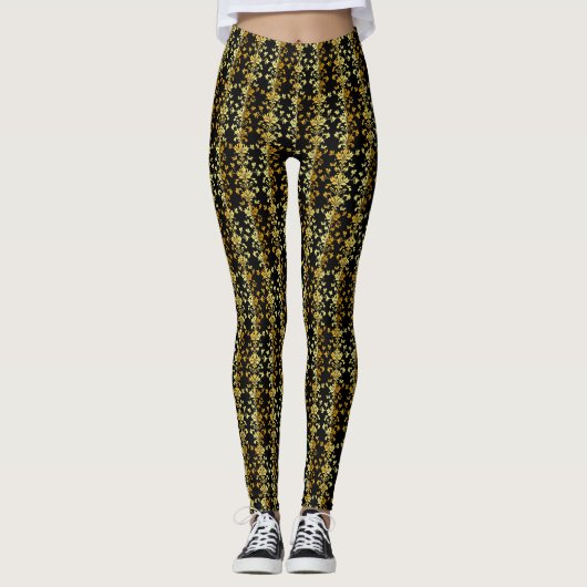 Leggings Collection Florale De Luxe Populaire (Devant)
