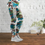 Leggings Collection Hiver Yeet Camo<br><div class="desc">Un motif de camouflage texturé et tendance aux couleurs inspirées des montagnes en hiver. Logo de Piotr Kowalczyk © Premier publié : 08.01.2023.</div>