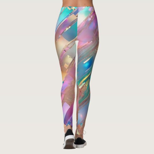 Leggings Collection Holographique Opal Parties scintillant  (Dos)